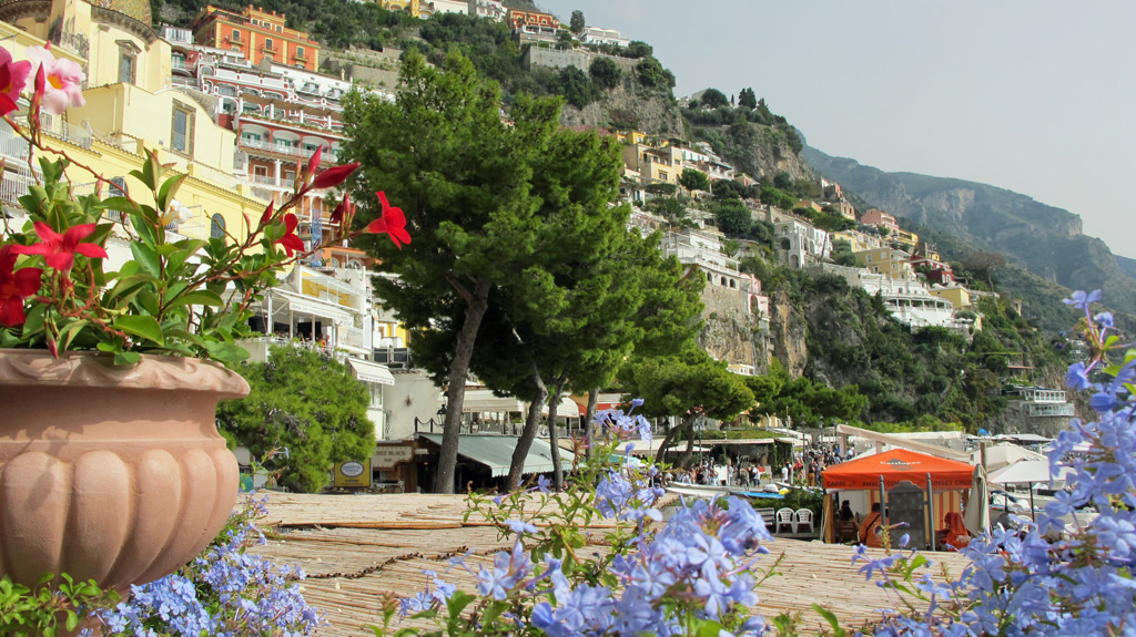 Ankomst Positano från havet